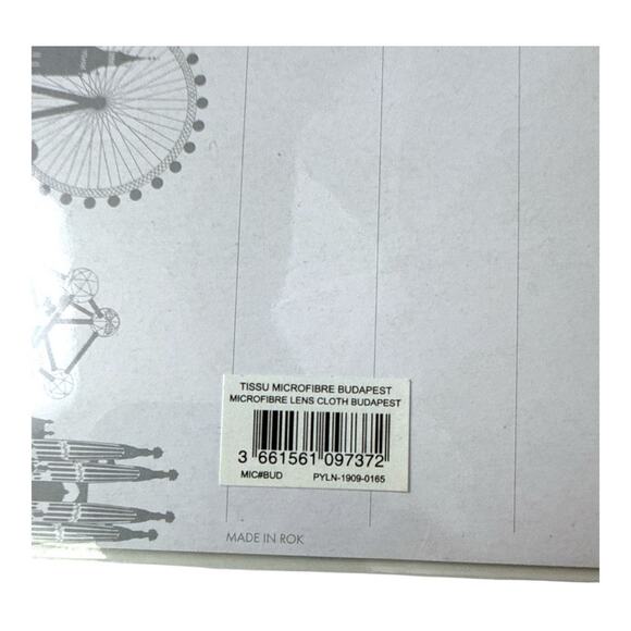 NWT Pylones Belle Vue Budapest Microfiber Screen Cleaning Cloth - Picture 5 of 6